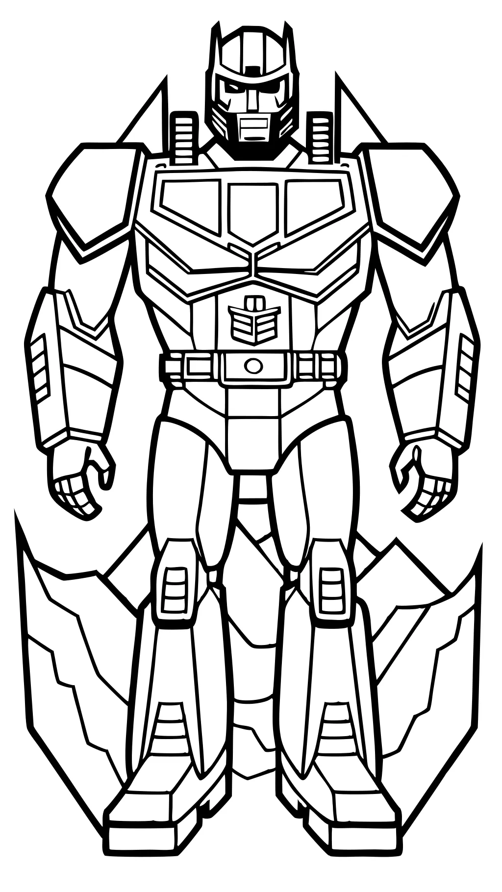 coloriages transformateurs megatron